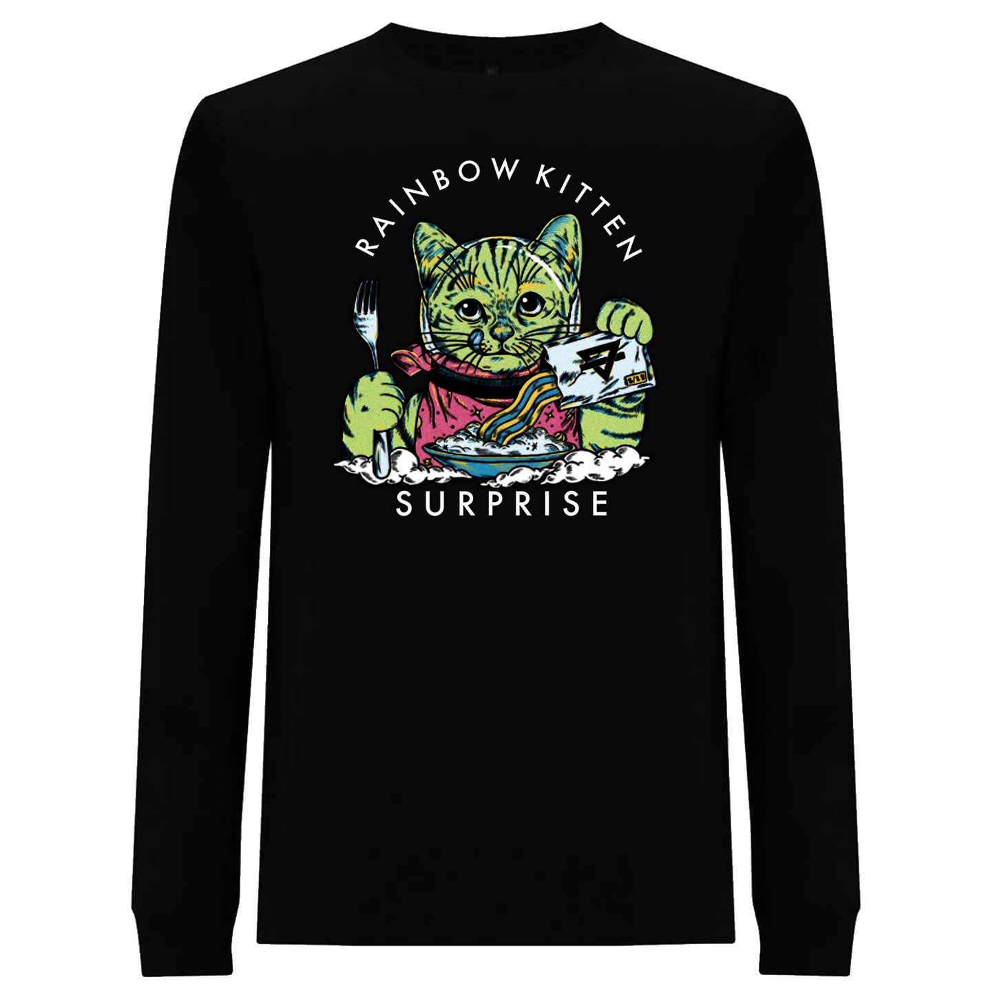 Space Kitty Breakfast Longsleeve