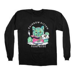 Space Kitty Breakfast Longsleeve