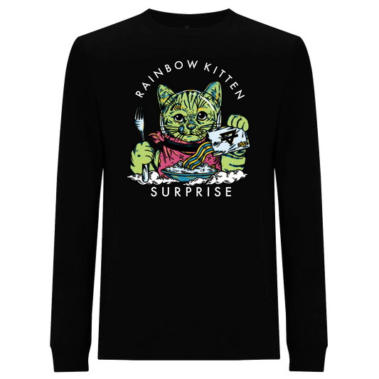 Space Kitty Breakfast Longsleeve